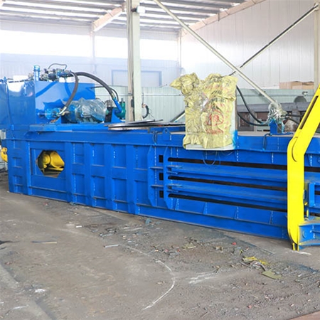 全自動臥式廢（fèi）紙打包機